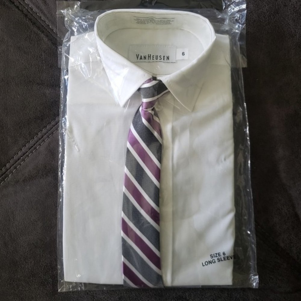 Van Heusen Kids Dress Shirt Size 6